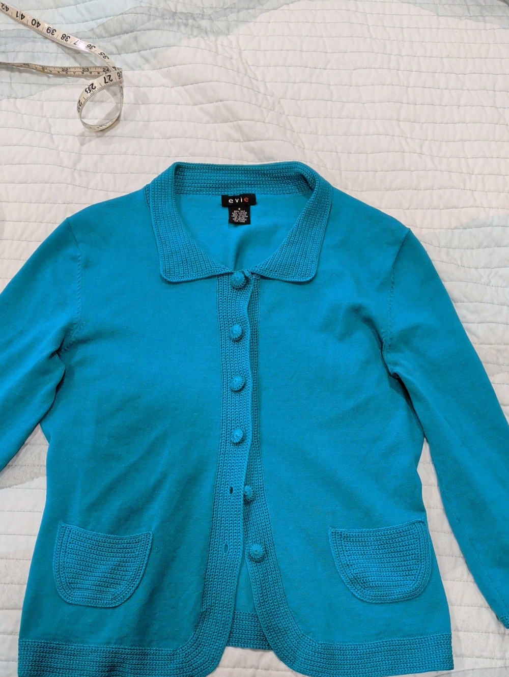 Evie, Button Down Sweater, Size Small